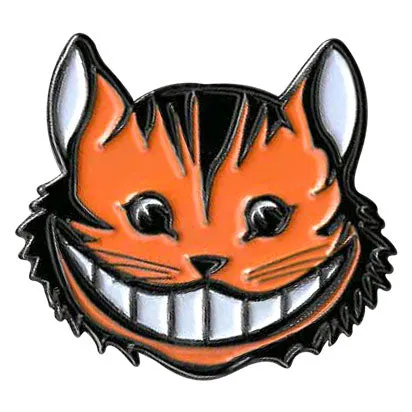 Yujean Cheshire Cat Head Enamel Pin iloveexcitement Male Sex Toys