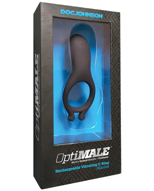 Couples Doc Johnson Optimale Vibrating C Ring Black