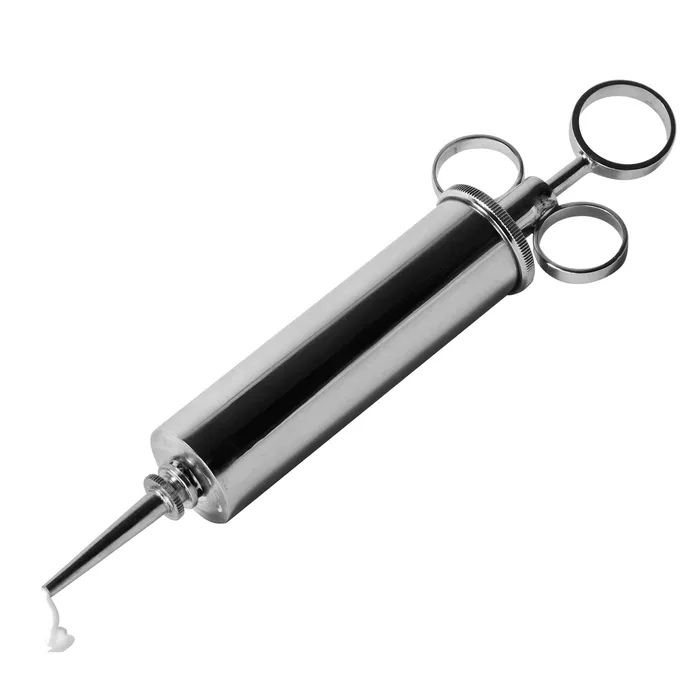 Dildos The Grease Gun Stainless Steel Lube Launcher XR Brands