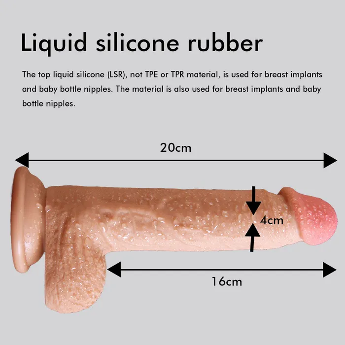 Earlypeach Babejuicy Dual Density Realistic Suction Cup Dildo Female Sex Toys