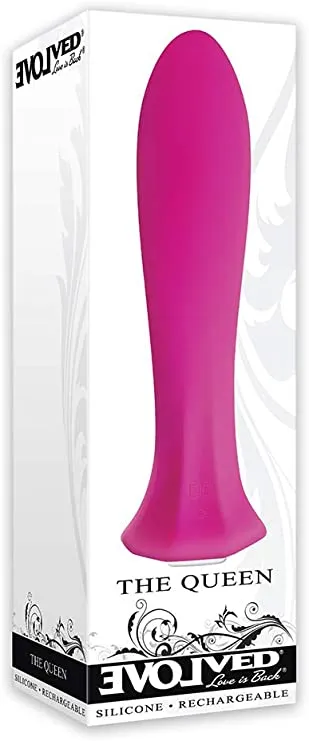 Evolved Vibrators Evolved The Queen 45 Inch Rechargeable Vibrator Pink