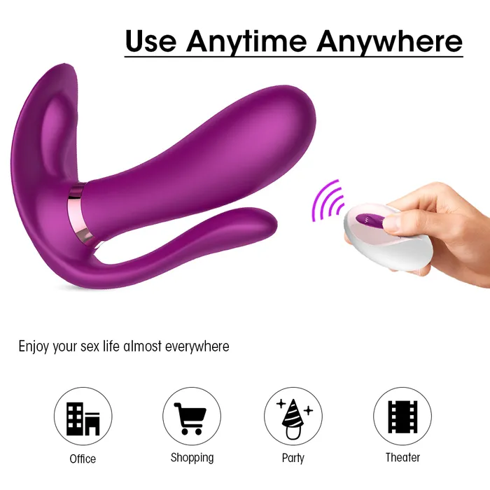 Female Sex Toys Sohimi 9 Vibration Modes Remote Control Clit Silicone Stimulator