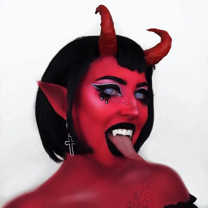Goth Pixi Demon Babe Sticker Vibrators