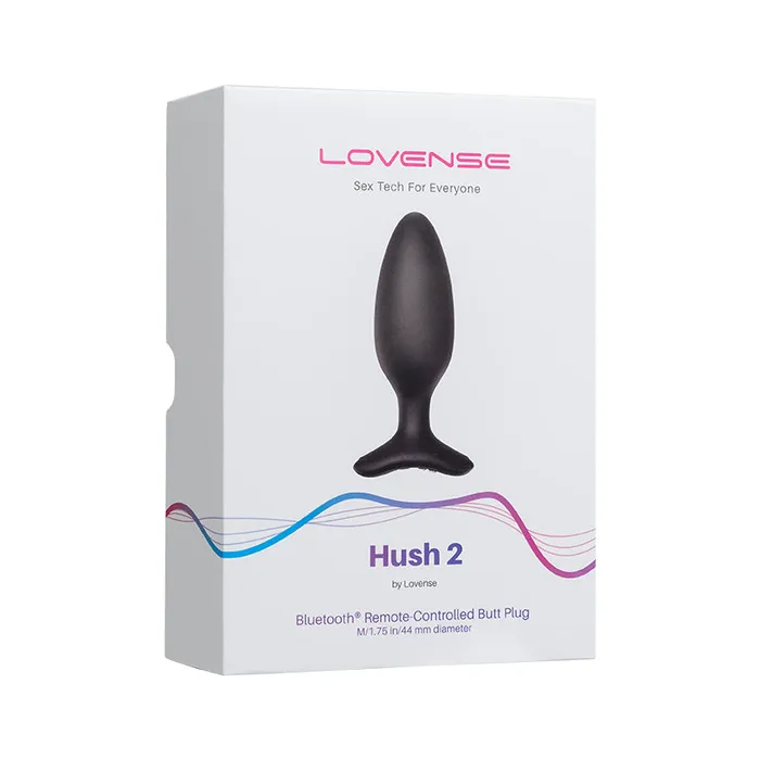 Lovense Hush 2 Bluetooth RemoteControlled Vibrating Butt Plug M 175 in Nalpac Anal Lovense Hush 2 Bluetooth RemoteControlled Vibrating Butt Plug M 175 in Nalpac Anal