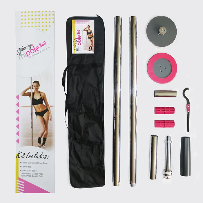 Nalpac Vibrators MIPole Professional Spinning Dance Pole 9ftPads