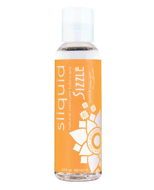 Sliquid Naturals Sizzle Lubricant 2 Oz Sliquid LLC Lubricants