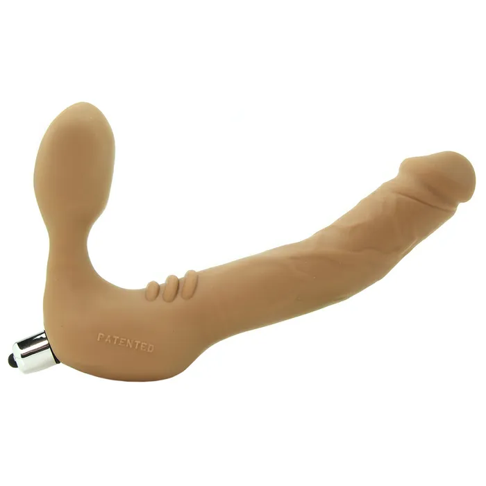 Tantus Real Strapless Vibrating StrapOn Dildo Honey Nalpac Female Sex Toys