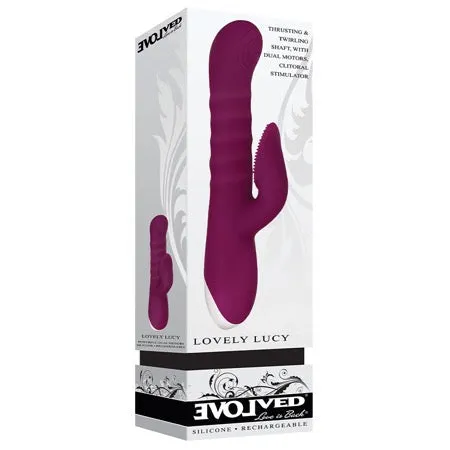 Vibrators evolv Evolved Lovely LucyThrusting Dual Stimulator