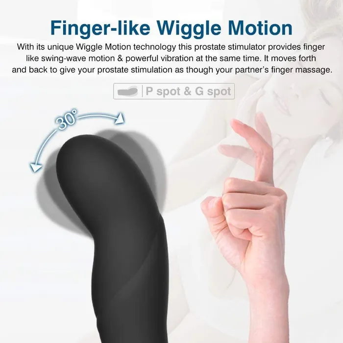 WiggleMotion Dual Motors Vibrating Anal Vibrator Loveorl Female Sex Toys