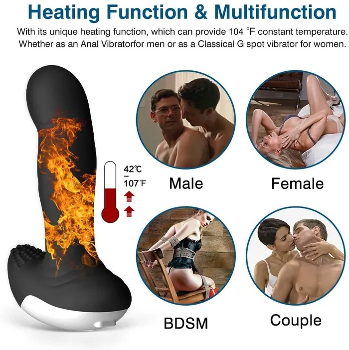 WiggleMotion Dual Motors Vibrating Anal Vibrator Loveorl Female Sex Toys