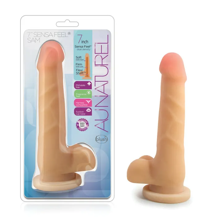 Blush Novelties Au Naturel 7 Sam Beige Dildos