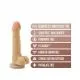 Blush Novelties Au Naturel 7 Sam Beige Dildos Blush Novelties Au Naturel 7 Sam Beige Dildos