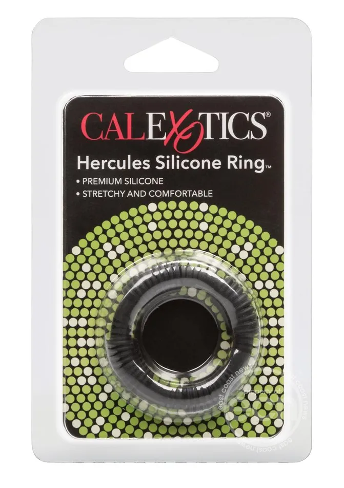 Cal Exotics Adonis Silicone Rings Hercules Black Anal