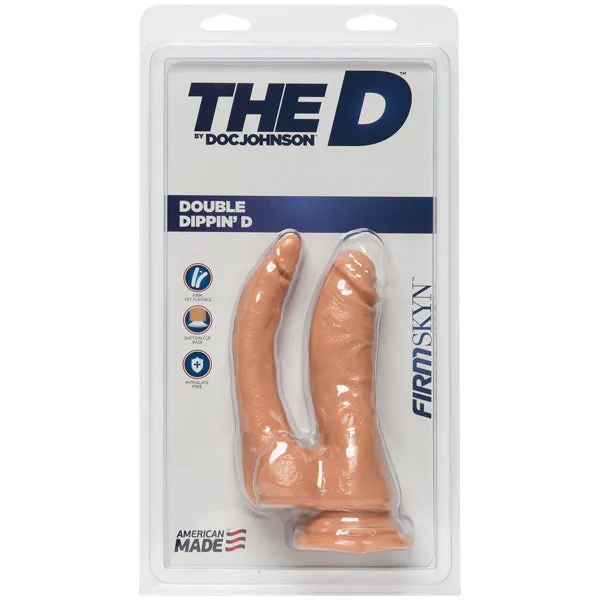 Dildos Doc Johnson The D Double Dippin D Firmskyn Vanilla