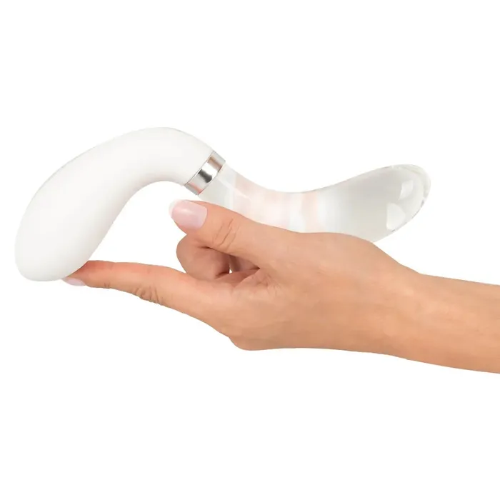 Liaison Vibrators Liaison Curve LED Vibrator Silicone Glass