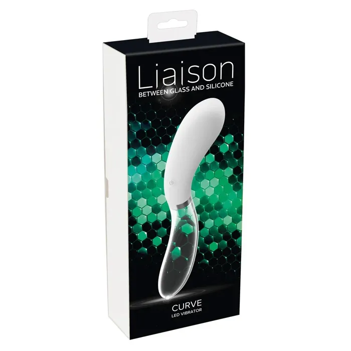 Liaison Vibrators Liaison Curve LED Vibrator Silicone Glass