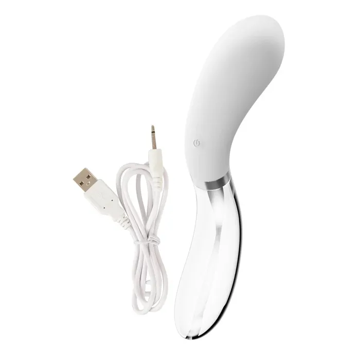 Liaison Vibrators Liaison Curve LED Vibrator Silicone Glass