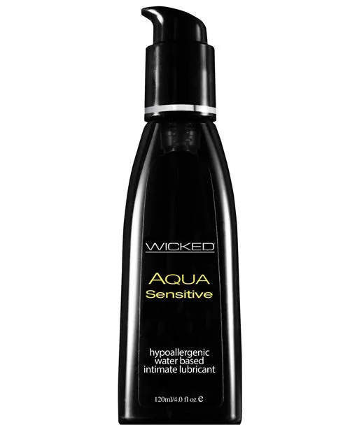Lubricants Wicked Sensual Care Hypoallergenic Aqua Sensitive Water Based Lubricant 4 oz Unscented Wicked Sensual Care Lubricants Wicked Sensual Care Hypoallergenic Aqua Sensitive Water Based Lubricant 4 oz Unscented Wicked Sensual Care