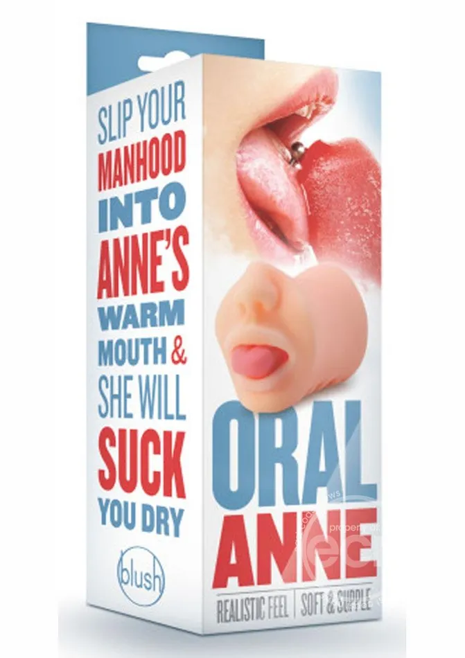 Male Sex Toys Blush Novelties Blush Oral Anne Realistic Masturbator Vanilla Male Sex Toys Blush Novelties Blush Oral Anne Realistic Masturbator Vanilla