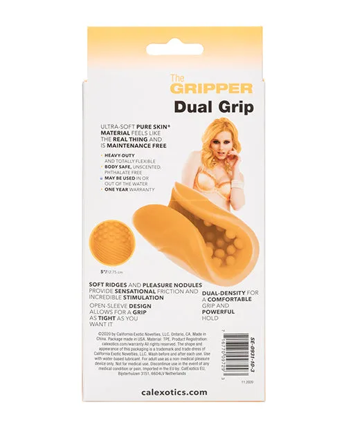 Male Sex Toys Cal Exotics The Gripper Dual Grip Orange