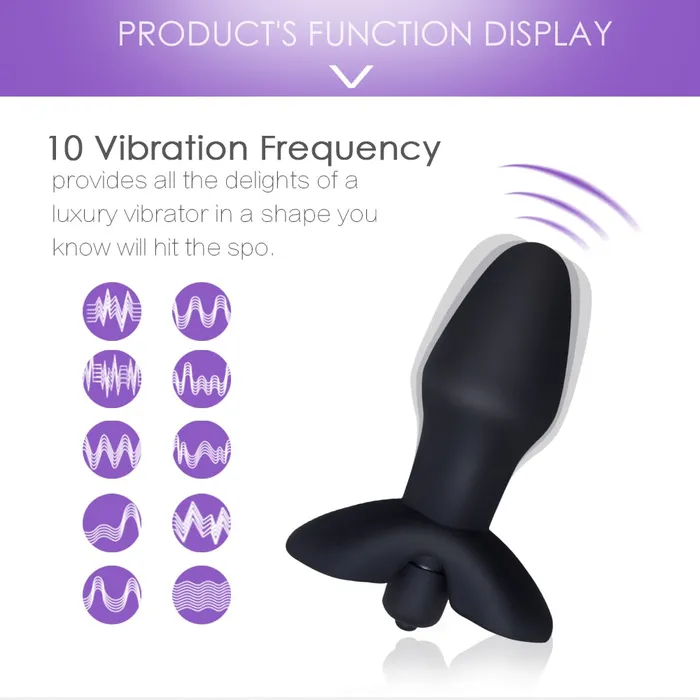 Male Sex Toys Own Pleasures 10 Speeds Vibrating Anal Plug