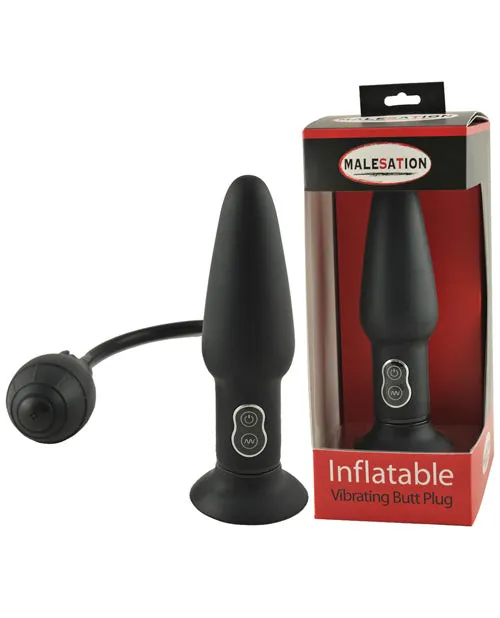 Malesation Malesation Vibrating Inflatable Butt Plug Male Sex Toys