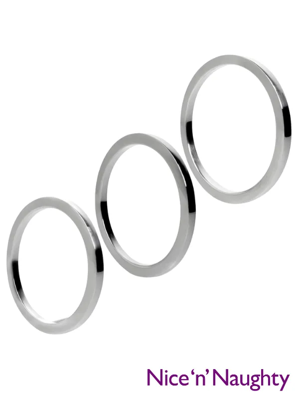 Nice n Naughty Flat Cock Ring NNN Retail Ltd Male Sex Toys