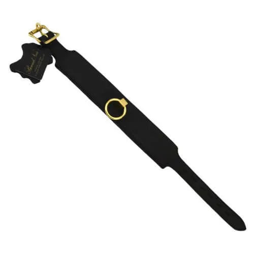 NNN Retail Ltd Male Sex Toys Bound Noir Leather Collar with O Ring