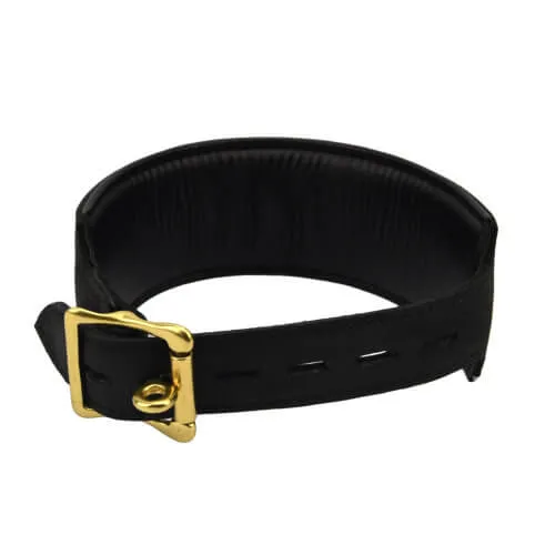 NNN Retail Ltd Male Sex Toys Bound Noir Leather Collar with O Ring