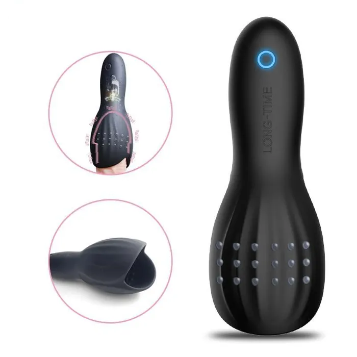 Own Pleasures 16 Speed Rechargeable Male Vibrator Cup Female Sex Toys