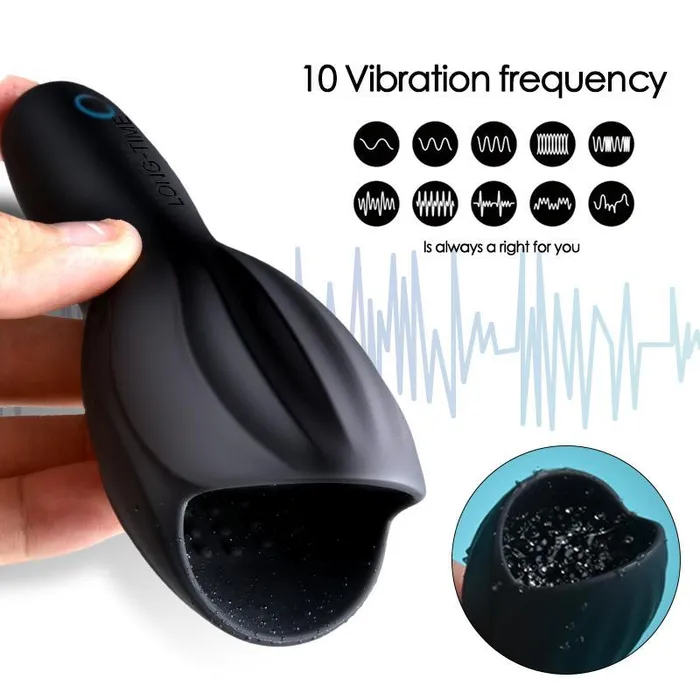 Own Pleasures 16 Speed Rechargeable Male Vibrator Cup Female Sex Toys