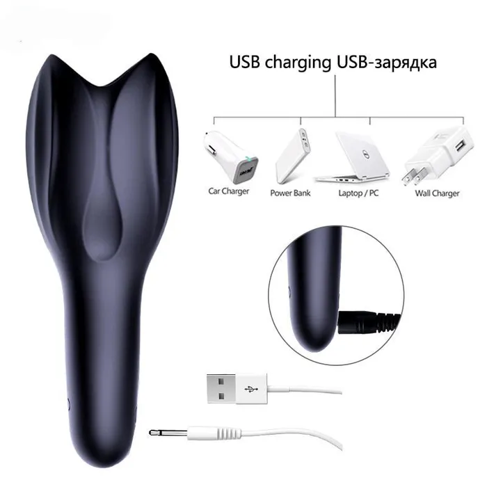 Own Pleasures 16 Speed Rechargeable Male Vibrator Cup Female Sex Toys