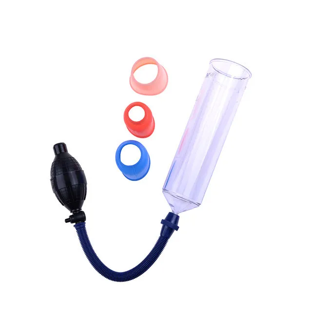Own Pleasures Male Sex Toys Penis Enlargement with a Vacuum Pump and Extender Set