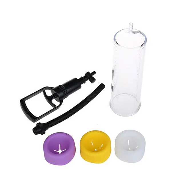 Own Pleasures Male Sex Toys Penis Enlargement with a Vacuum Pump and Extender Set