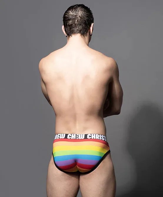 PRIDE STRIPE BRIEF W ALMOST NAKED Andrew Christian Female Sex Toys