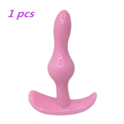 Silicone Jelly Anal Plug Own Pleasures Male Sex Toys
