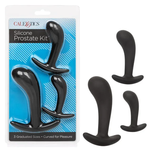 Silicone Prostate Kit Black Cal Exotics Anal