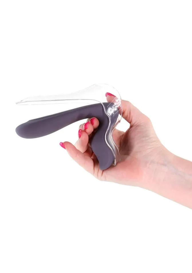 Vibrators NS Novelties Inya Gynovibe Rechargeable Silicone Speculum Vibrator Purple Vibrators NS Novelties Inya Gynovibe Rechargeable Silicone Speculum Vibrator Purple