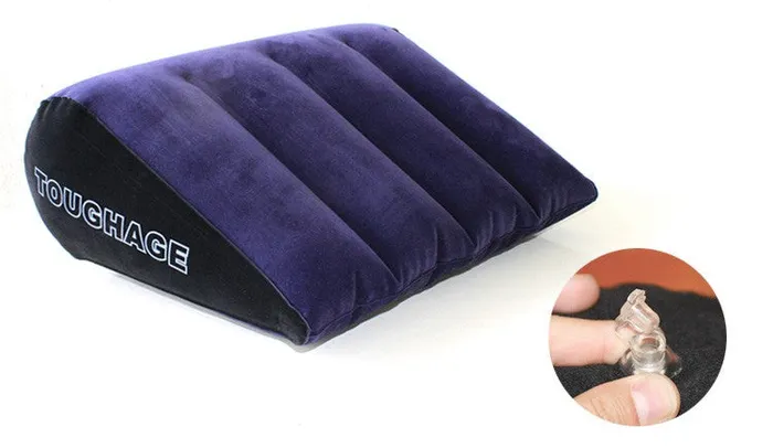 Vibrators Own Pleasures Inflatable Sex Pillow Triangle Magic Wedge Pillow Erotic Cushion