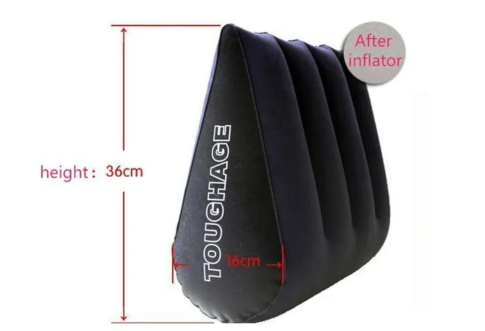 Vibrators Own Pleasures Inflatable Sex Pillow Triangle Magic Wedge Pillow Erotic Cushion