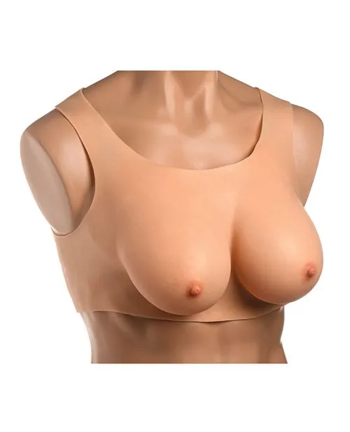 XR Brands Male Sex Toys Master Series Perky Pair D Cup Silicone Breasts Light XR Brands Male Sex Toys Master Series Perky Pair D Cup Silicone Breasts Light