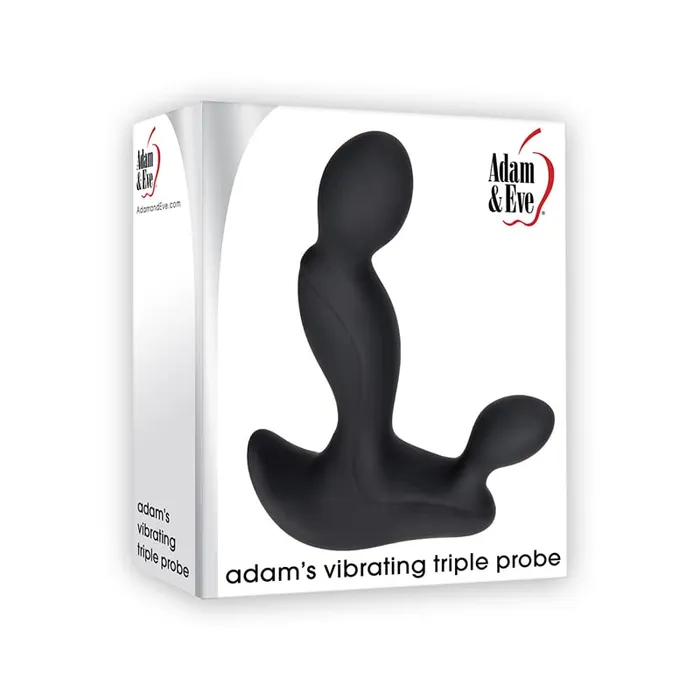 Adam Eve Anal Adam Eve Adams 7Speed Vibrating Triple Probe Prostate Massager Black Rechargeable And Waterproof Vibrator For Men 475 Inches Total Length Adam Eve Anal Adam Eve Adams 7Speed Vibrating Triple Probe Prostate Massager Black Rechargeable And Waterproof Vibrator For Men 475 Inches Total Length