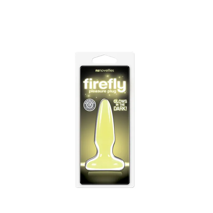 Anal Firefly Pleasure Plug Mini Yellow nsnovelties