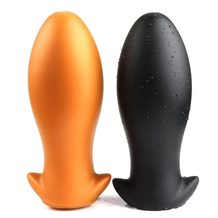 Anal House of Dasein NonVibrating Butt Plugs Silicone Big Butt Plug Gold Or Black Anal Sex Toys Anal House of Dasein NonVibrating Butt Plugs Silicone Big Butt Plug Gold Or Black Anal Sex Toys