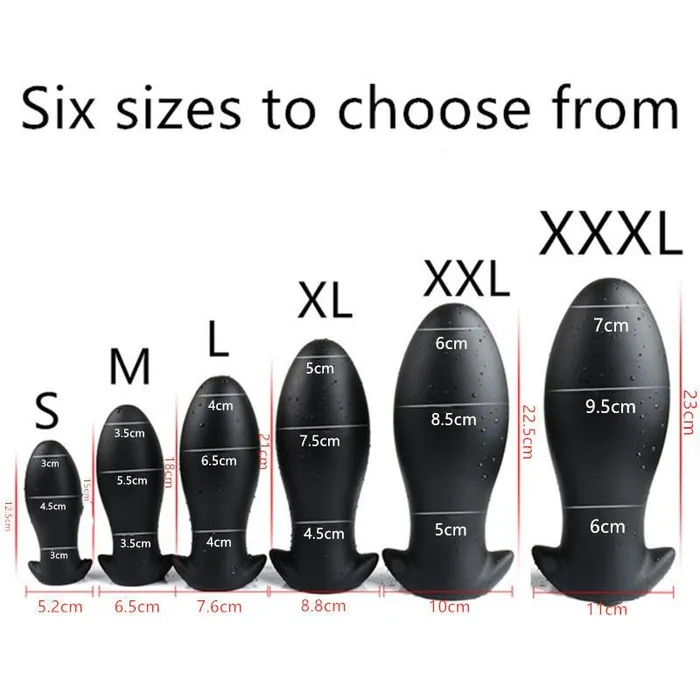 Anal House of Dasein NonVibrating Butt Plugs Silicone Big Butt Plug Gold Or Black Anal Sex Toys