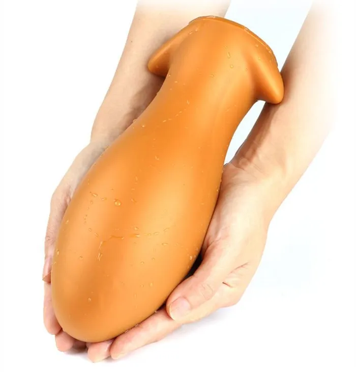 Anal House of Dasein NonVibrating Butt Plugs Silicone Big Butt Plug Gold Or Black Anal Sex Toys