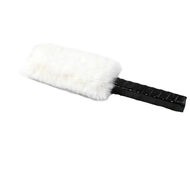 Anal House of Dasein Paddles Black Red White Purple Fur Paddle Bdsm Impact Play Spanking Fetish Kink
