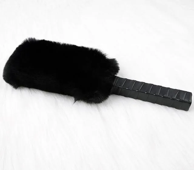 Anal House of Dasein Paddles Black Red White Purple Fur Paddle Bdsm Impact Play Spanking Fetish Kink