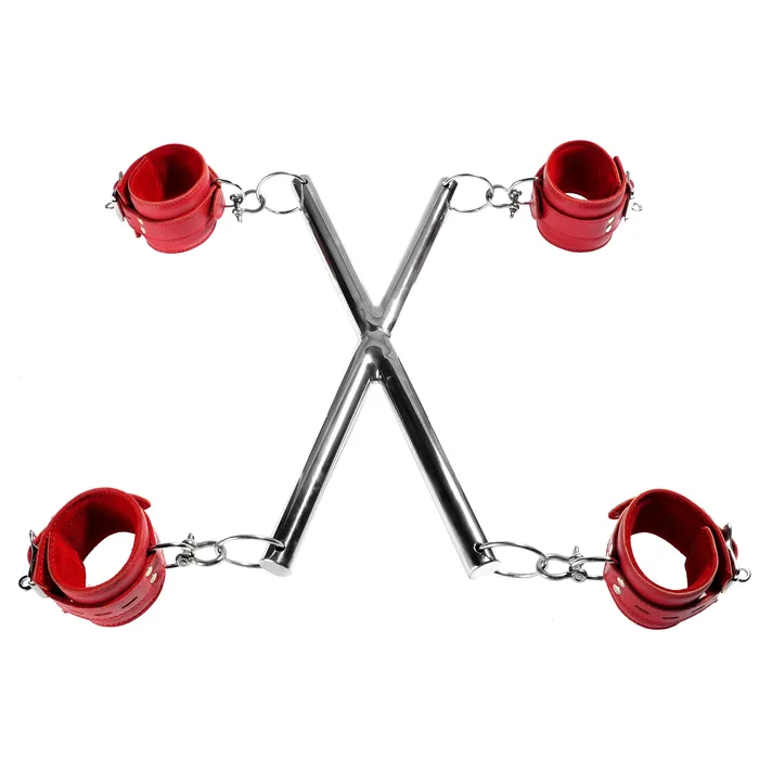 Anal Kink Store X Shape Spreader Bar and Cuff Set By Kink