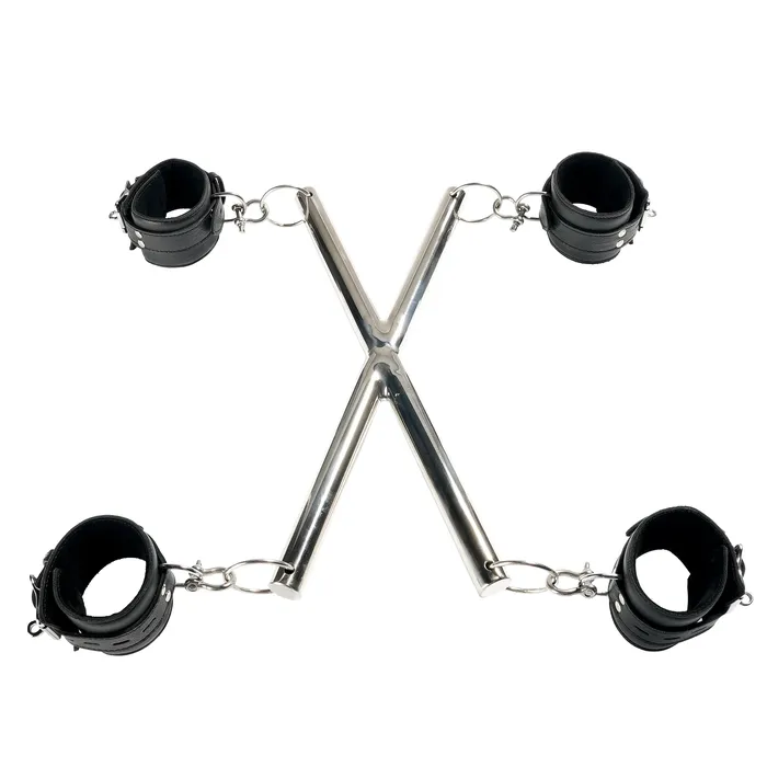 Anal Kink Store X Shape Spreader Bar and Cuff Set By Kink